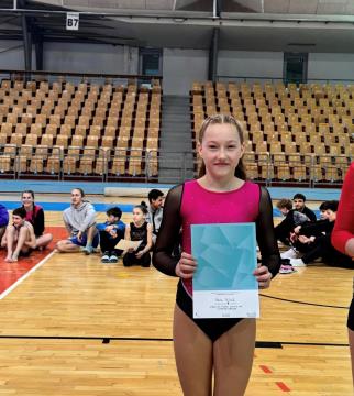 Tudi na 2. tekmi za pokal Slovenije gimnastičarke ŠD Partizan RAvne dosegle odlične rezultate (3)